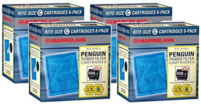 Marineland Rite-Size Cartridge C - 24-Pack (4 Packages With 6 Filters Per Pac...
