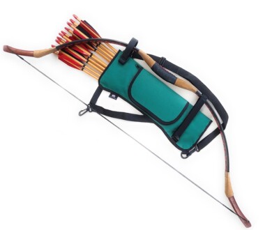 Hunt & Seek Archery Back/Side Fabric Quiver with Accessory Pocket