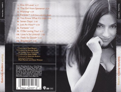 GABRIELA ANDERS - WANTING NEW CD