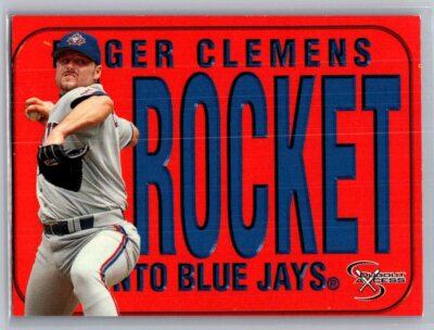 1998 SkyBox NAME PLATES Dugout Axcess #138 Roger Clemens Toronto Blue Jays