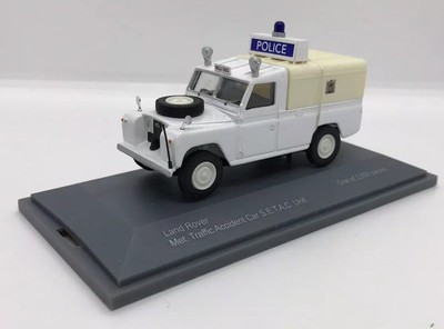 Corgi Vanguards VA07604 Land Rover Metropolitan Police Traffic S.E.T.A.C 1:43