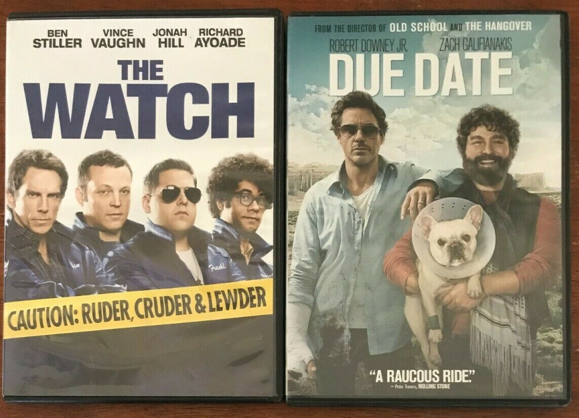 The Watch/Due Date (DVD, 2012)*Ben Stiller Vince Vaughn