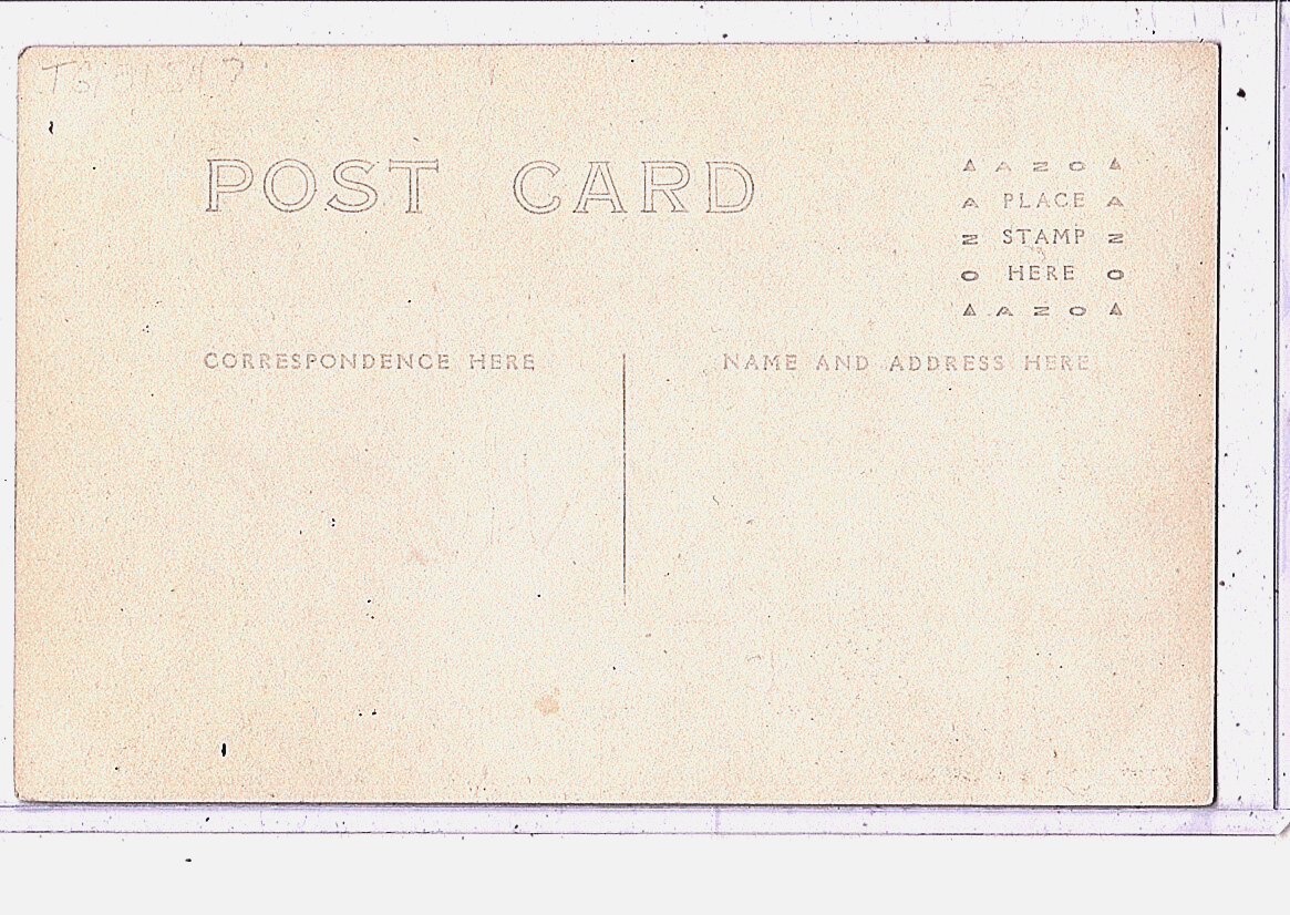 Surreal RPPC - Exaggeration Airplane near Catholic Church Lyndon Wisconsin