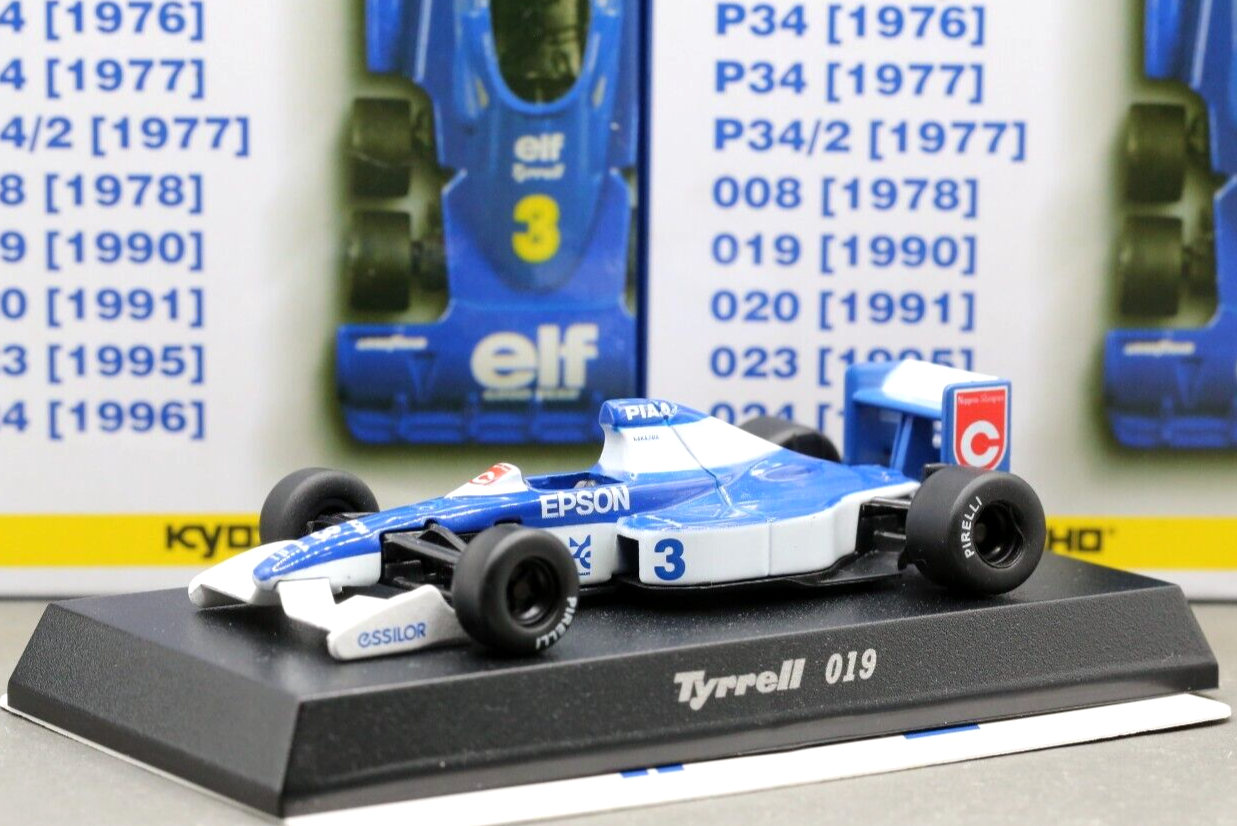 Kyosho 1/64 Tyrrell Formula One Collection Ford 019 F1 1990 Kyosho 1/64 Tyrrell Formula One Collection Ford 019 F1 1990