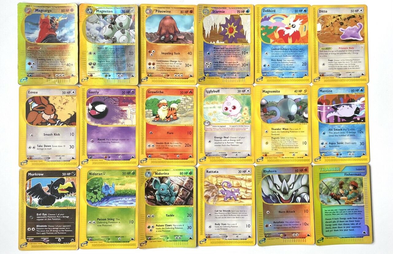 Pokemon Cards Skyridge - 2003 - Rare - Holo - NM - E-Series Pokemon Cards Skyridge - 2003 - Rare - Holo - NM - E-Series