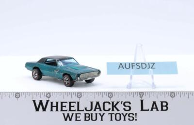 Custom T-Bird Aqua 1968 Redline Hot Wheels Mattel Vintage Redline RL