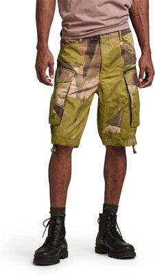 

Мужские шорты свободного кроя Rovic Zip G-Star, Safari watercolor camo, Shorts