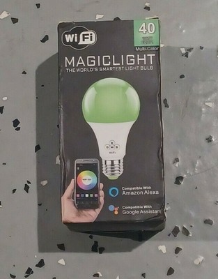 Magiclight Smart Light Bulb Alexa Google Assistant Dimmable 16 Million Colors