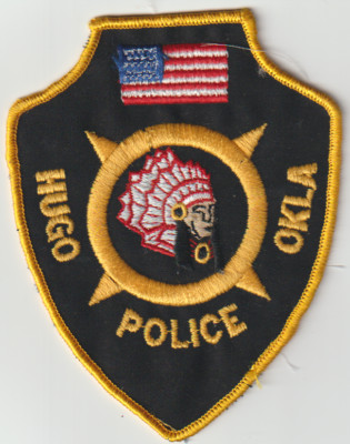 Hugo OK old mesh backed non shield shape patch