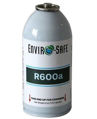 R600a ''HC'' New Modern Organic Coolant, Enviro-Safe R600a (1) 6 oz. Can