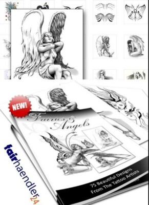  DOWNLOAD! Elfen und Engel Tattoos Fairies and Angels Tattoo Vorlagen eBOOK NEU