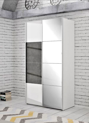 Small grey wardrobe deals