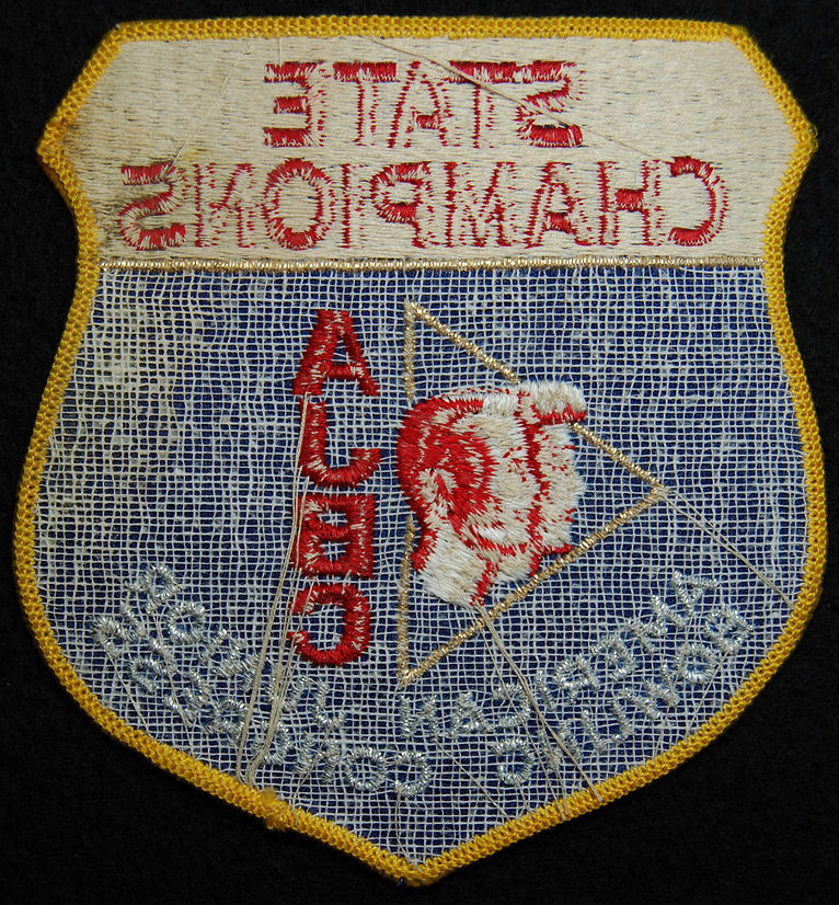 Large 1960's/1970's AJBC American Junior Bowling Congress State Champions Patch
