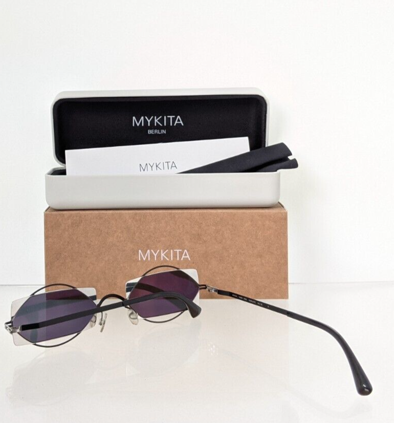Pre-owned Mykita Brand Authentic  Sunglasses Charlotte Col 484 54mm Frame In Grey & Silver Flash