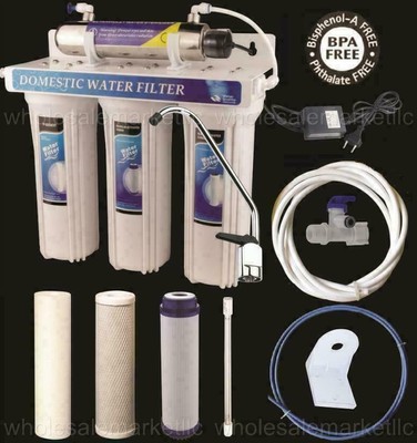 200 - 240V Ultraviolet UV Light Drinking Water Filter System Under Sink Purifier