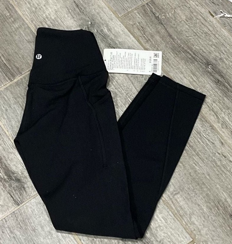 Lululemon Align HR Pant 25 Size 4 Pockets Black Nulu Leggings NWT $128