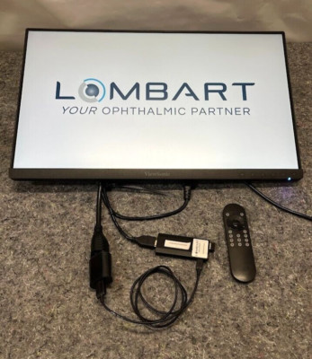 Lombart CVS Essential Acuity System CP0LOCVSE with Eye Chart Monitor and Remote
