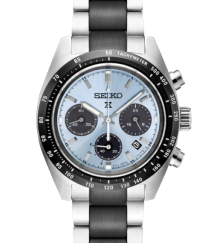 Pre-owned Seiko Ssc909 Prospex Limited Edition Speedtimer Solar Chronograph Watch Box Tags