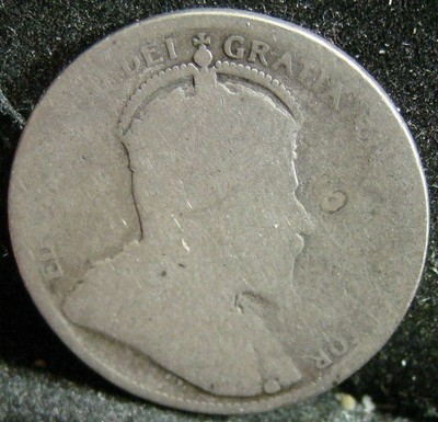 1906 Canada Twenty-Five Cents; RARE small crown