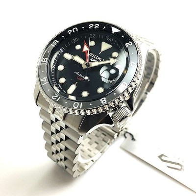 SEIKO MEN'S SEIKO 5 GMT DIVER'S SKX AUTOMATIC STEEL WATCH SSK001