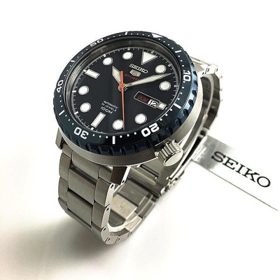 Pre-owned Seiko Men's Srpc63k1 Analog Watch Automatic Stainless Steel Blue Dial 45mm