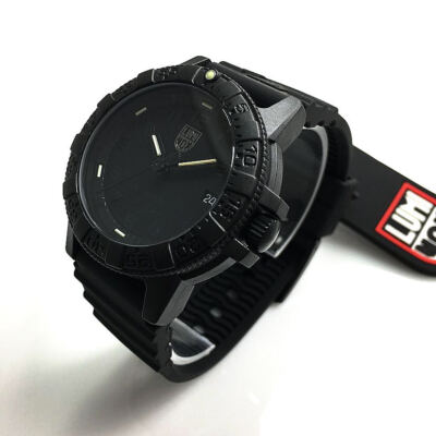 Pre-owned Luminox Midsize  Leatherback Sea Turtle Blackout Watch 0301.bo