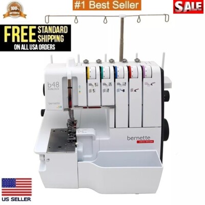 Bernette Funlock B48 48 Overlock Coverstitch Serger Sewing Machine-NEW