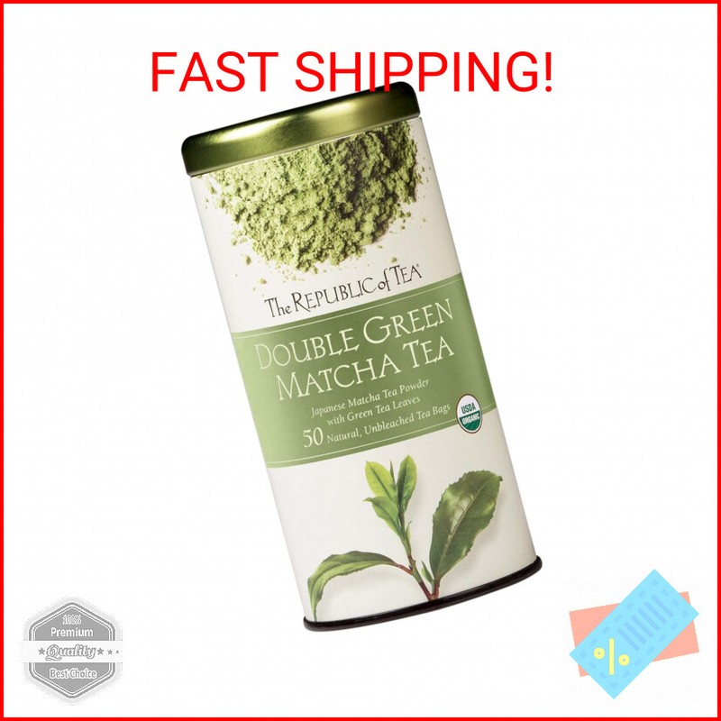 Organic Double Green Matcha, Gourmet Blend Of Organic Green