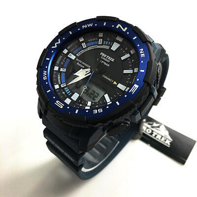 Casio Pro Trek Bluetooth Compass Altimeter Thermometer Watch PRT