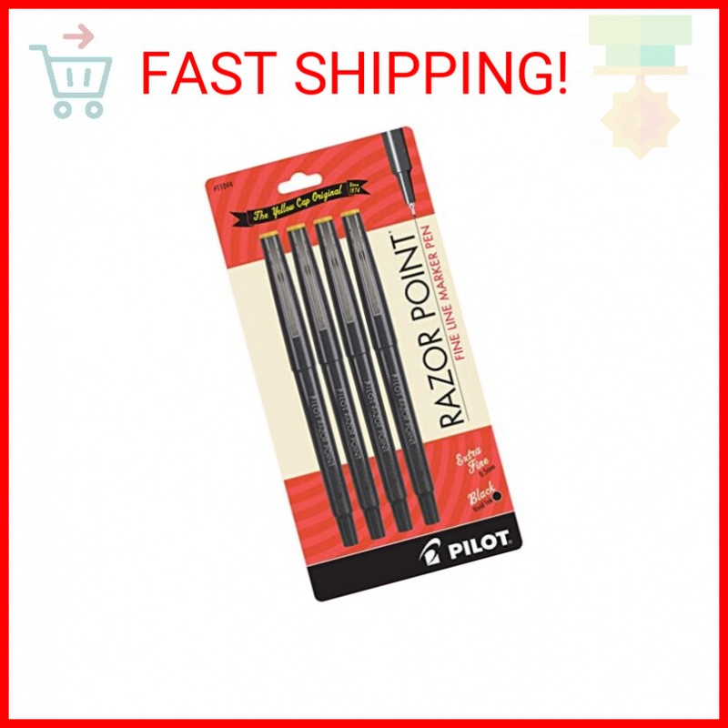 PILOT Razor Point Fine Line Marker Stick Pens, Ultra-Fine Po