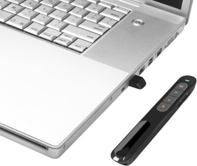 ELEKETE WIRELESS PRESENTER WITH LEASER POINTER PRESENTATION CLICKER,330FT