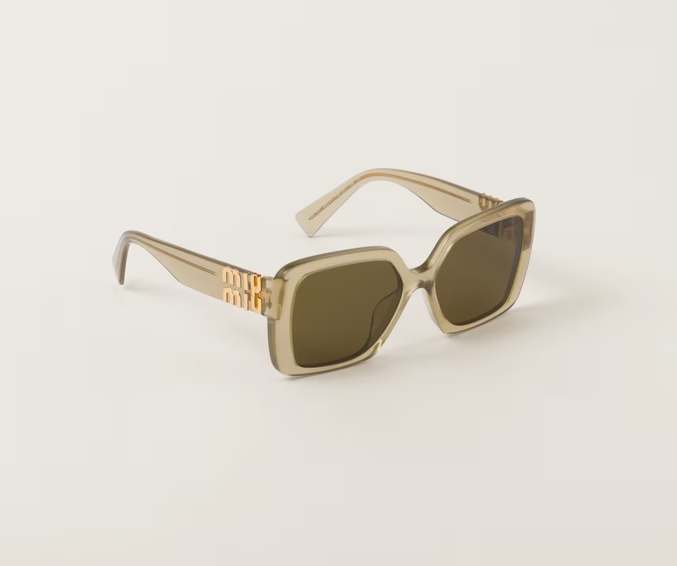 Pre-owned Miu Miu Brand 2024 Miu-miu Women Sunglasses Mu 10ys 11m-01t Authentic Italy Frame S In Brown