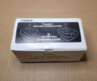 Set of 2 - Tandy Color Computer Joystick Controllers #26-3008A (NEW OPEN BOX!)