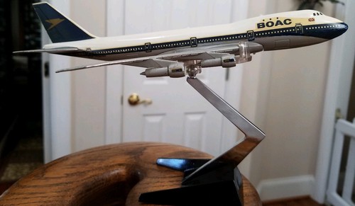 Aero Mini BOAC 747 Tomkins UK Aeromini with Stand-LAST LISTING OF THIS ITEM!