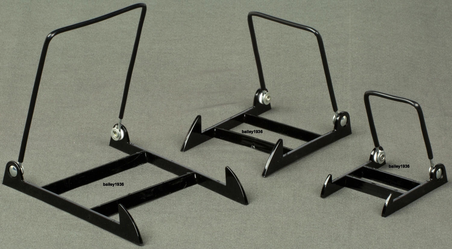 (1) SMALL CLEAR Acrylic Adjustable Plate Bowl Tile Book DISPLAY STAND