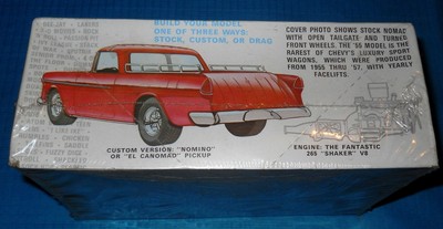 AMT 55 NOMAD Chevy Wagon T 289-Stock-Custom-Gasser-FS Box-Model Car Swap Meet