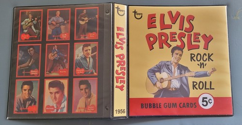 1956年 エルビス・プレスリー Elvis Toppsカード コンプリート! 1956 Topps Bubbles Elvis Presley Complete Set 66 Cards W