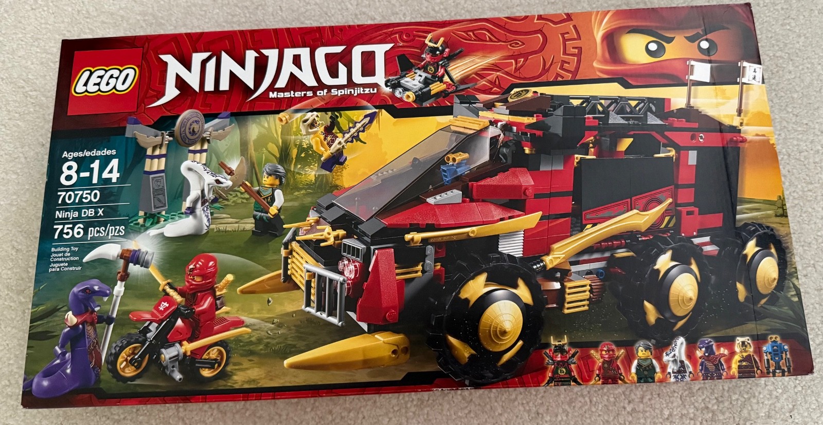 LEGO NINJAGO: Ninja DB X (70750)brand new and sealed