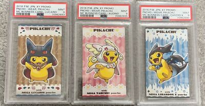 Pokemon Card Poncho Pikachu Mega Campaign PSA 9 Mega