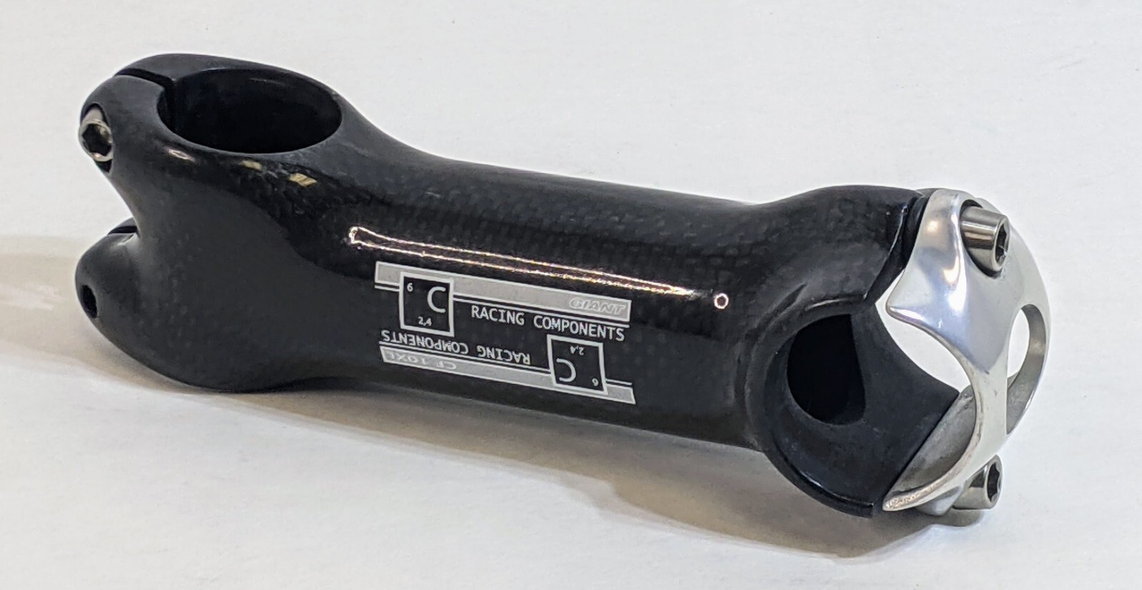 Giant Contact SL 002 Stem 120mm 10° NOS Giant Racing Components CF 10XL Carbon Ti Stem 120mm ±10