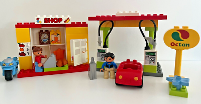 LEGO DUPLO 6171 My First Gas Station Car Motorcycle Gas Pump Can