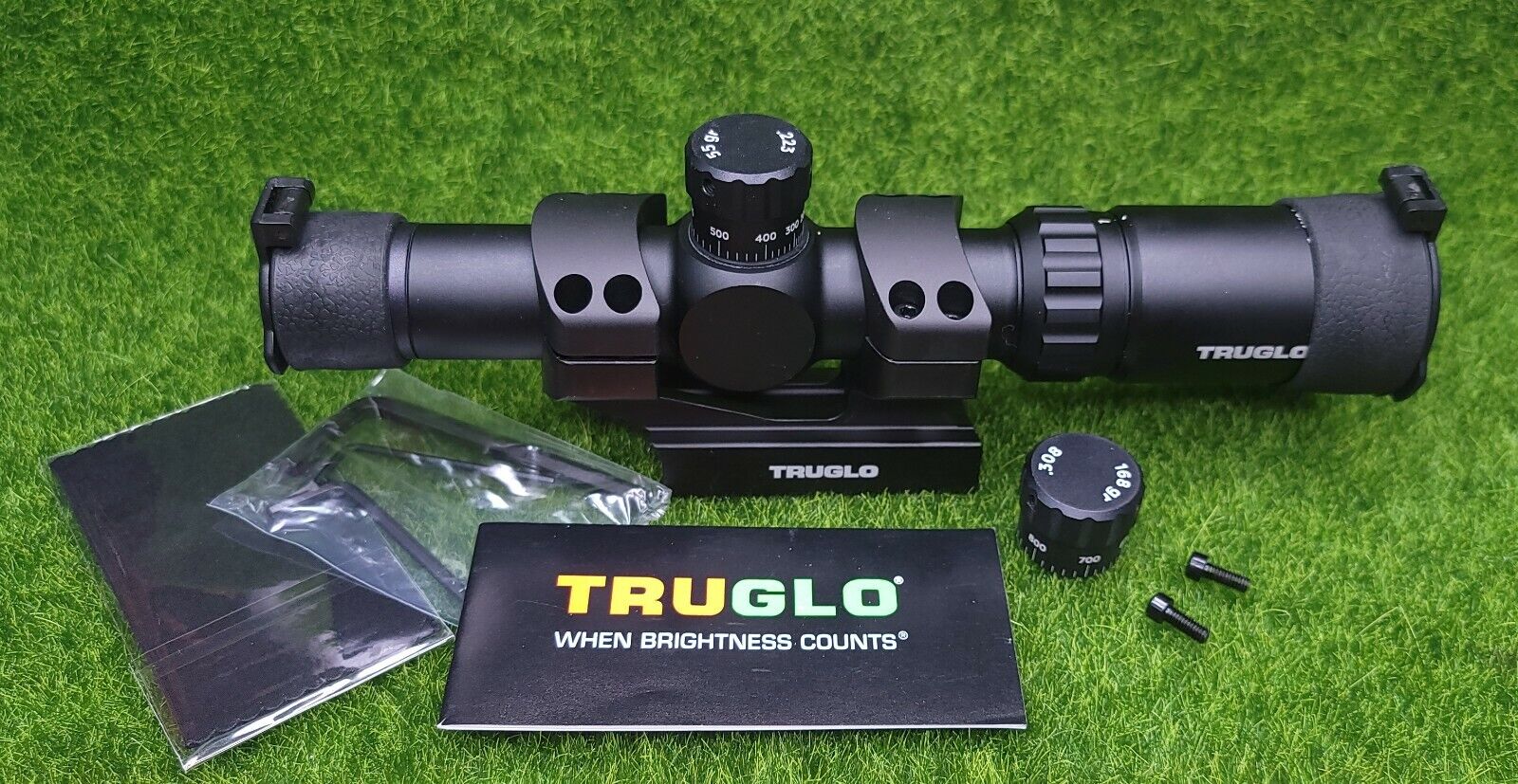 TruGlo TruBrite 30 Hunter 1-4x24mm 30mm Compact Duplex Rifle