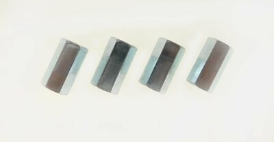 4 Pack 1/2-20 X 1-1/4'' Long Fine Thread Hex Coupling Nut with Zinc Plate
