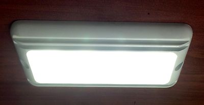 Pactrade Marine Boat High Intensity LED Engine Room Light White Brushed Finish