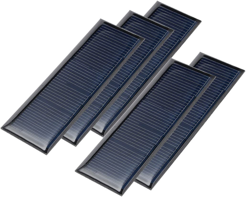 &reg; 5Pcs 5.5V 60Ma Poly Mini Solar Cell Panel Module DIY for Light Toys Charger 90