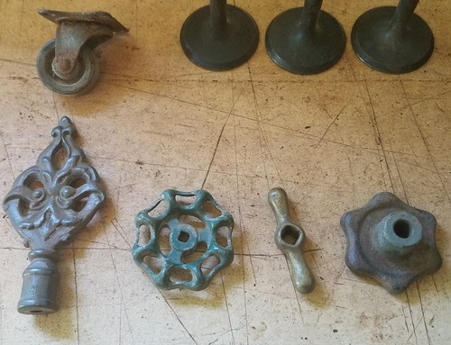 20  Pieces ~ Art Supplies ~ Rusty Gold ~ Steampunk ~ Industrial ~ Metal  ART