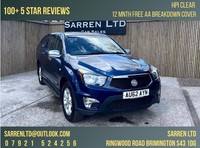 2012 Ssangyong Korando Sports 2.0D EX Auto 4WD Euro 5 4dr PICK UP Diesel Automat