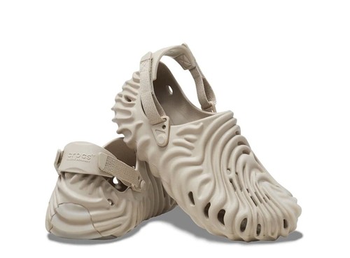 Pre-owned Crocs Pollex Clog By Salehe Bembury Horchata Men's Size 6 In Hand Ship Now In Gray