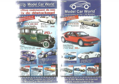 CATALOGUE - MODEL CAR WORLD - SPECIAL OLDTIMER & YOUNGTIMER