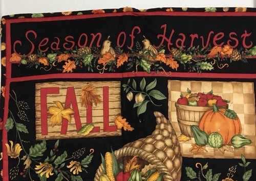 Handcrafted Autumn Fall Colorful “Season Of Harvest” Banner/Wall Hanging